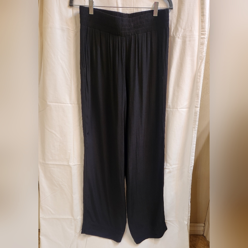 CAbi Cafe lounger wide leg pants